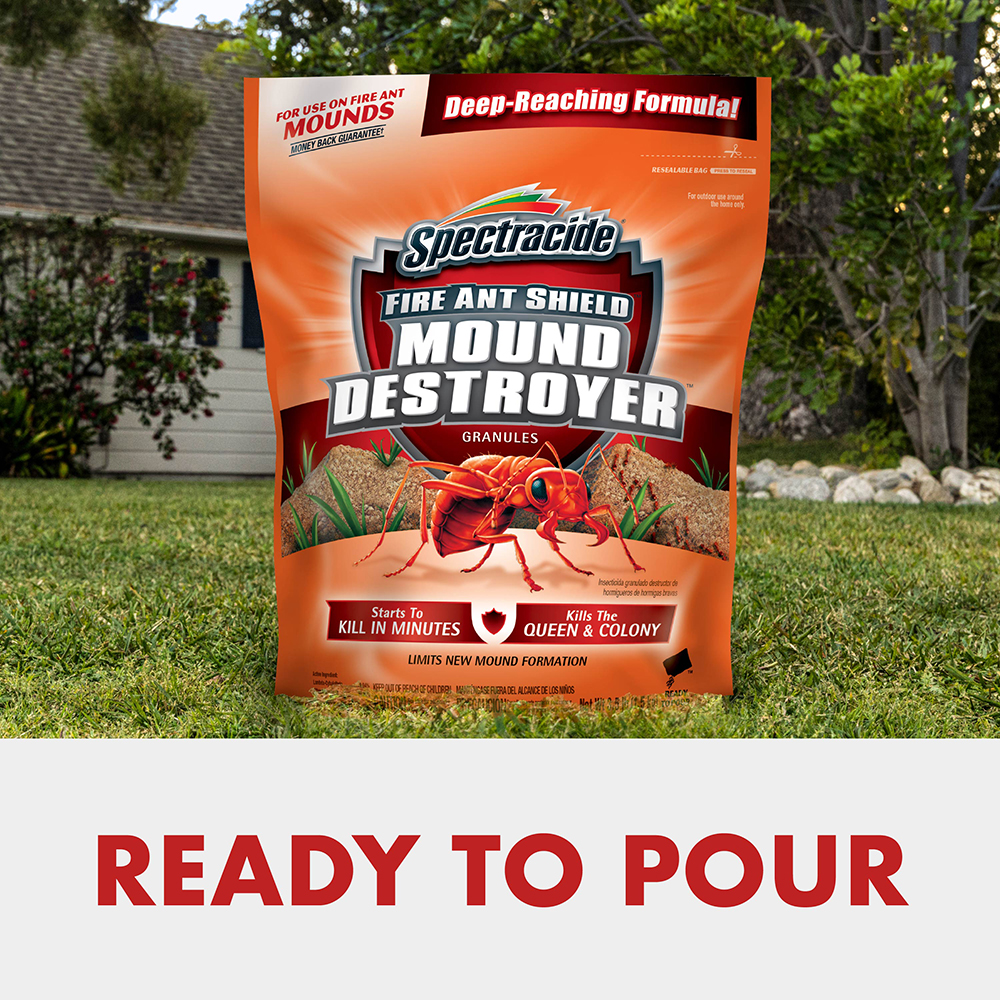 Spectracide Fire Ant Shield Mound Destroyer Granules 3.5 Pounds